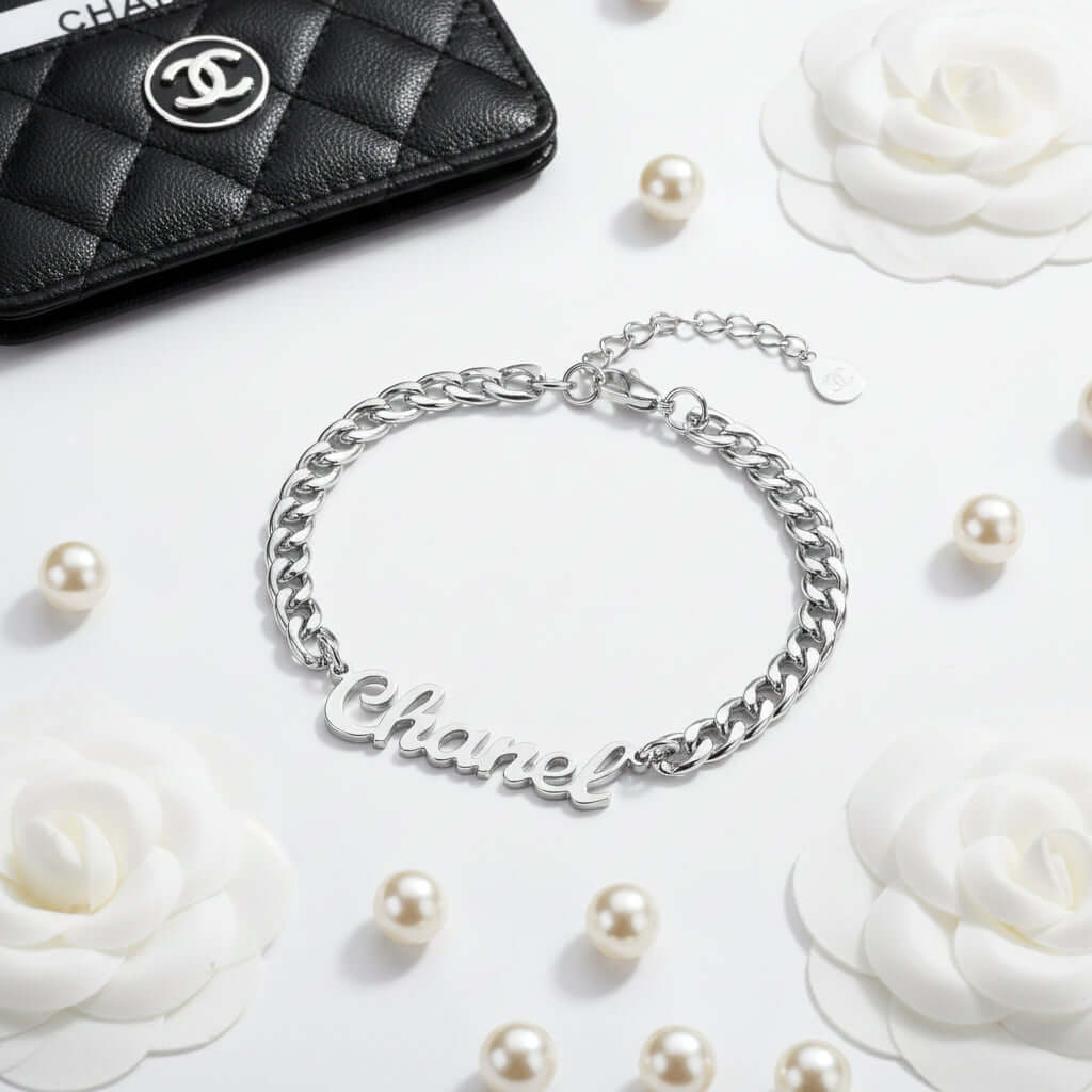 Personalized stainless steel name bracelet DIY Steel Name Bracelet - Hadi Craft
