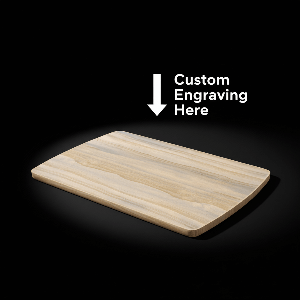 Personalized wood cutting board Premium wood cutting board Rectangle - Hadi Craft