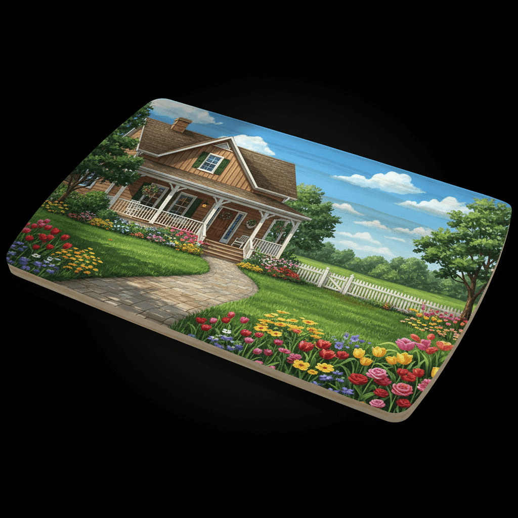 Personalized wood cutting board Premium wood cutting board Rectangle - Hadi Craft