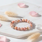 Peruvian pink opal healing bracelet The Peruvian Pink Opal Bracelet - Hadi Craft