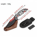 Portable Folding Knife For Camping, Hunting, Fishing, Hiking. With Broken Glass Function - Hadi Craft