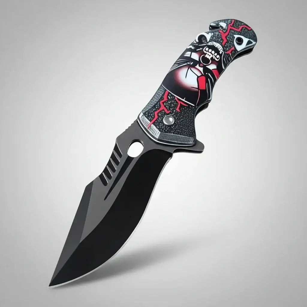 Portable Folding Knife For Camping, Hunting, Fishing, Hiking. With Broken Glass Function - Hadi Craft