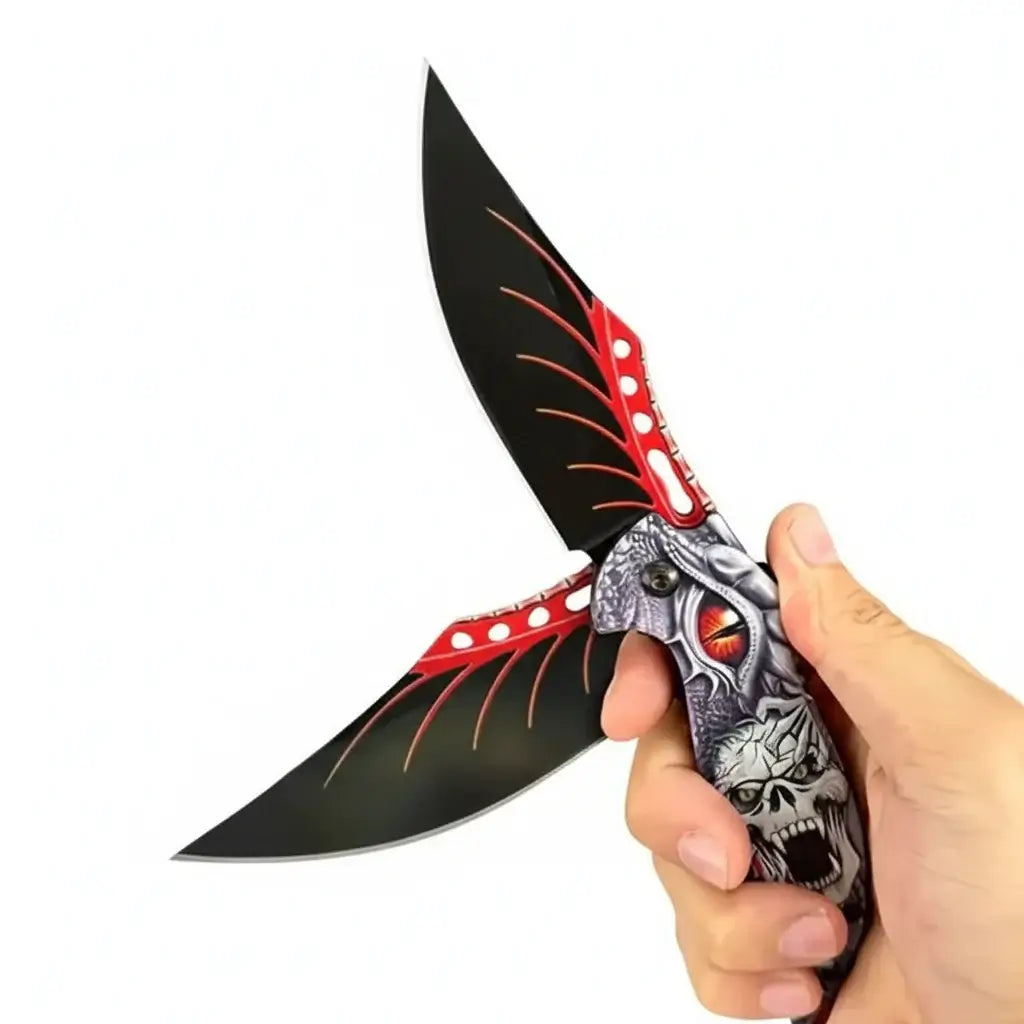 Portable Folding Knife For Camping, Hunting, Fishing, Hiking. With Broken Glass Function - Hadi Craft
