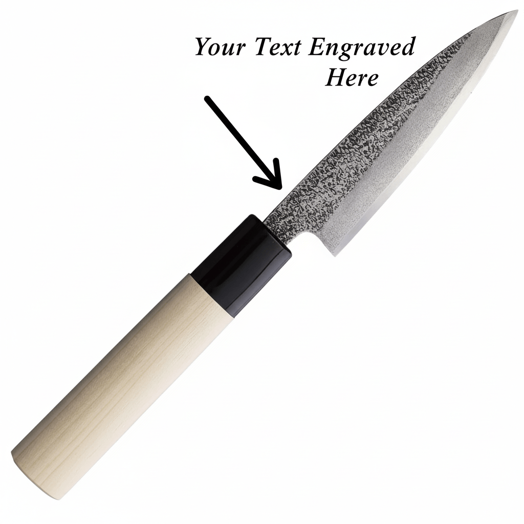 Premium stainless steel kitchen knife 9" (10.8cm) blade. - Hadi Craft