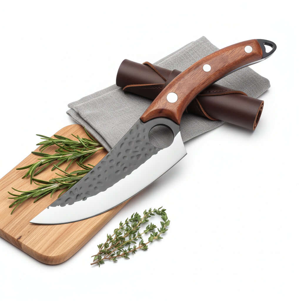 Professional butcher knife set Slaughter Cutting Meat Boning - Hadi Craft