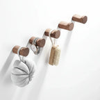 Rustic wooden wall hooks Heavy Duty Coat &amp; Hat Hanger - Hadi Craft