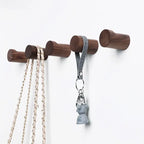 Rustic wooden wall hooks Heavy Duty Coat &amp; Hat Hanger - Hadi Craft