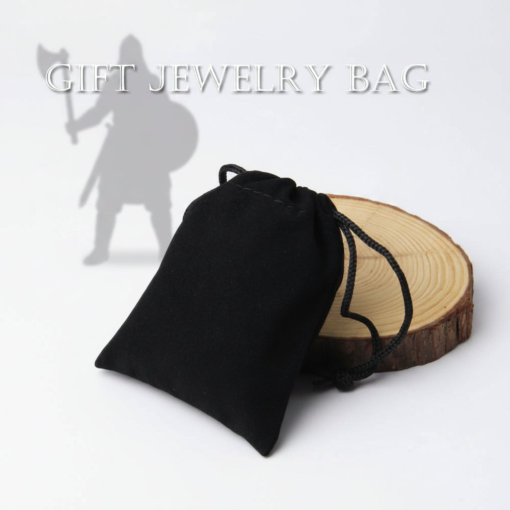 Viking Ouroboros Bracelet – Stainless Steel Punk Cuff for Men with Wooden Box