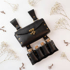 Viking Knight Cosplay Belt Scabbard Waist Bag Medieval Renaissance Costume Faux Leather Harness for Men Women