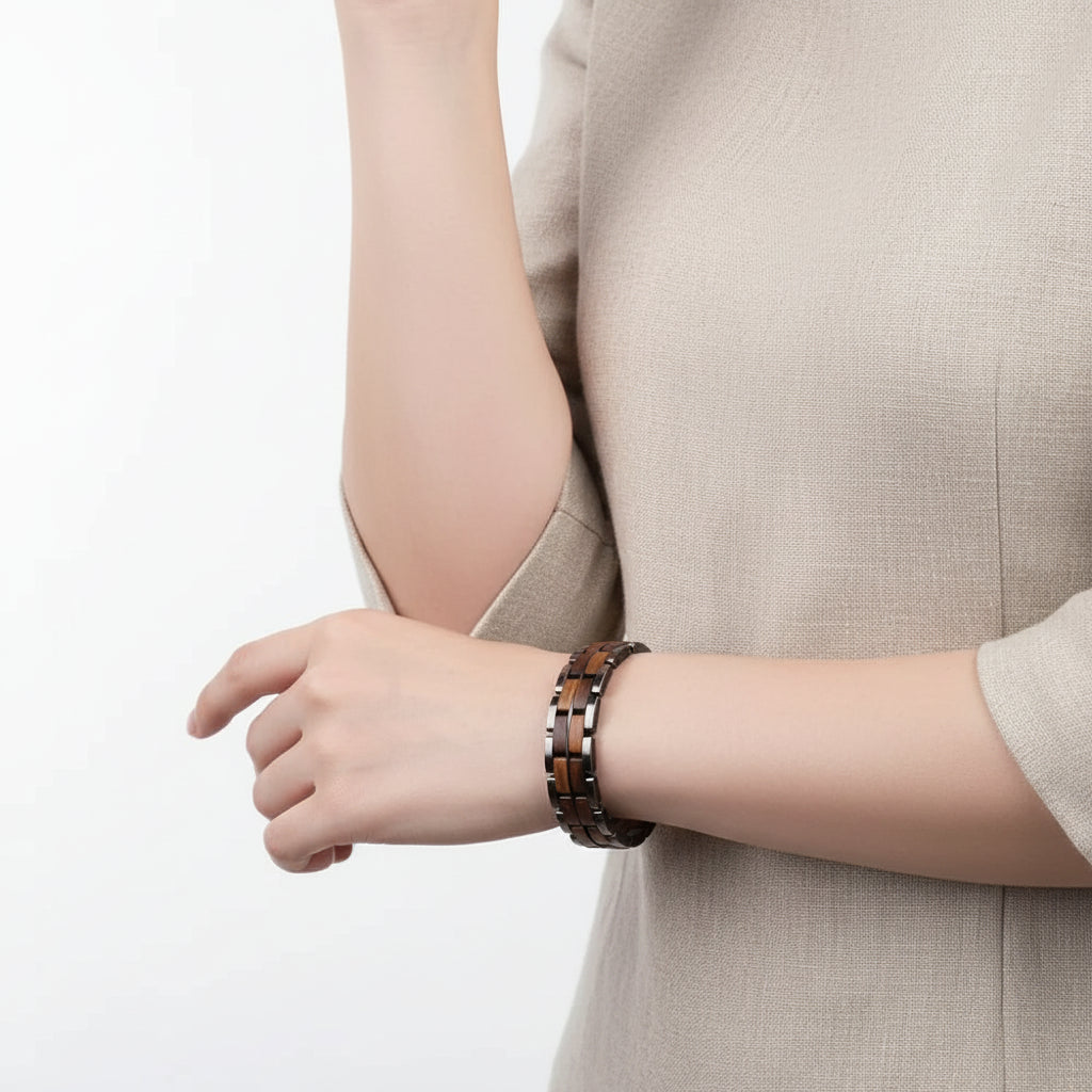 custom engraved wood bracelet Couple wooden Engraved Personalized Gift