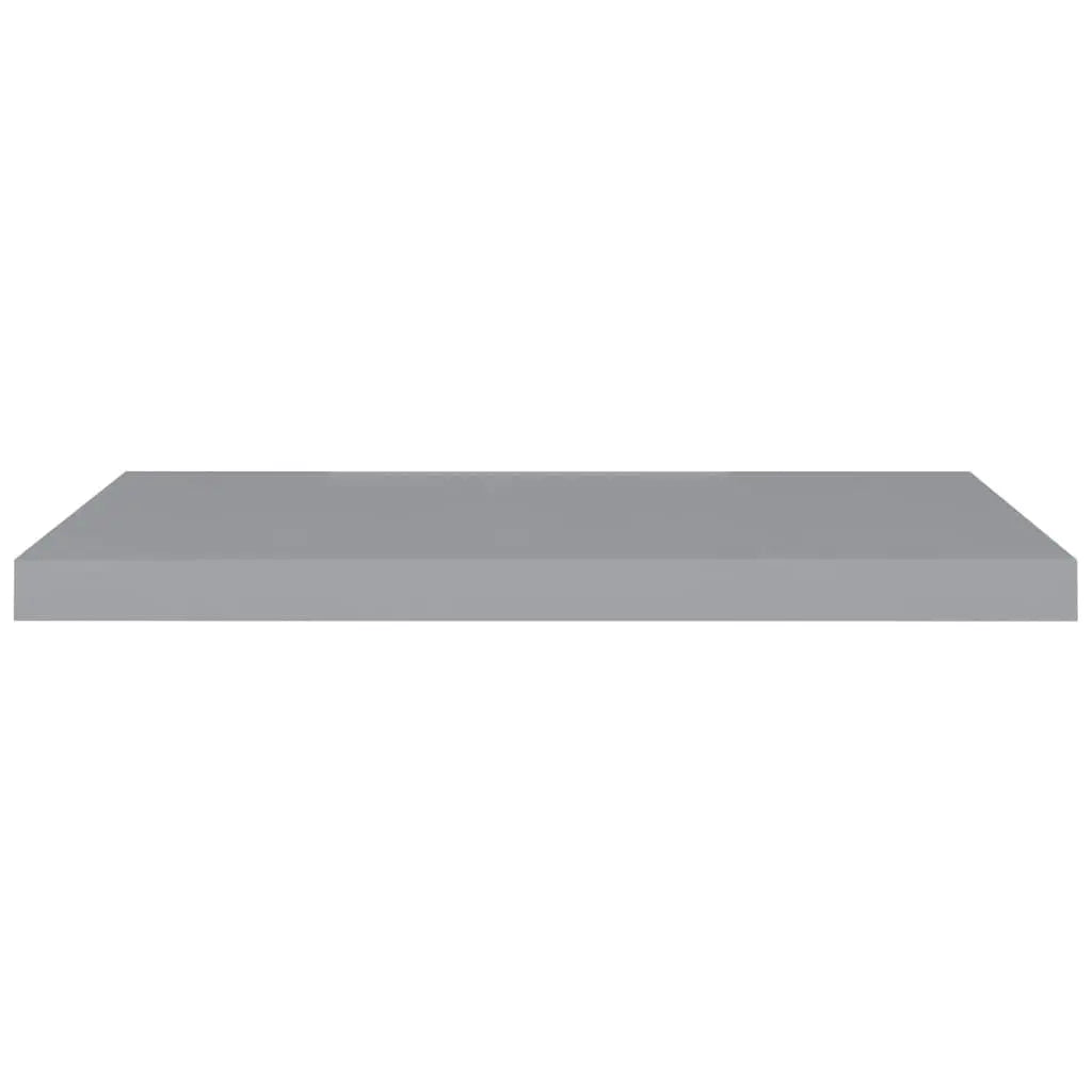Gray MDF Floating Wall Shelf 31.5"x9.3"x1.5" Stylish Display for Home or Office-3