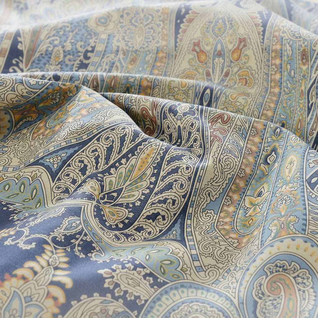 Duvet Cover Set, Vintage Bohemian, Soft Skin-Friendly 3pcs 600TC 100% Egyptian Cotton