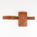 Viking Knight Cosplay Belt Scabbard Waist Bag Medieval Renaissance Costume Faux Leather Harness for Men Women