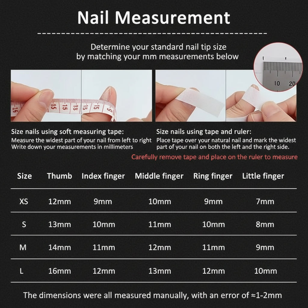 Spice Girl Metallic Silver Stripes Handmade Fake Nails 10 Pieces set