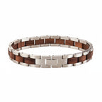 Wood Stainless Steel Bracelet Gift Box for Women Fashion Jewelry