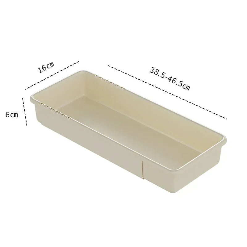 Scalable Partition Storage Box Household Kitchen Utensil Drawer Storage Box Multifunctional Sock and Underwear Storage Box - Hadi Craft