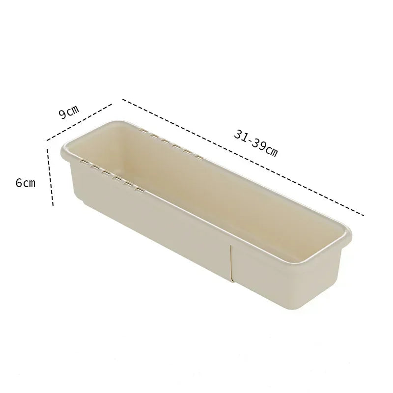 Scalable Partition Storage Box Household Kitchen Utensil Drawer Storage Box Multifunctional Sock and Underwear Storage Box - Hadi Craft