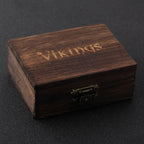 Thor's Hammer Necklace – Viking Mjolnir Pendant in Stainless Steel with Wooden Gift Box