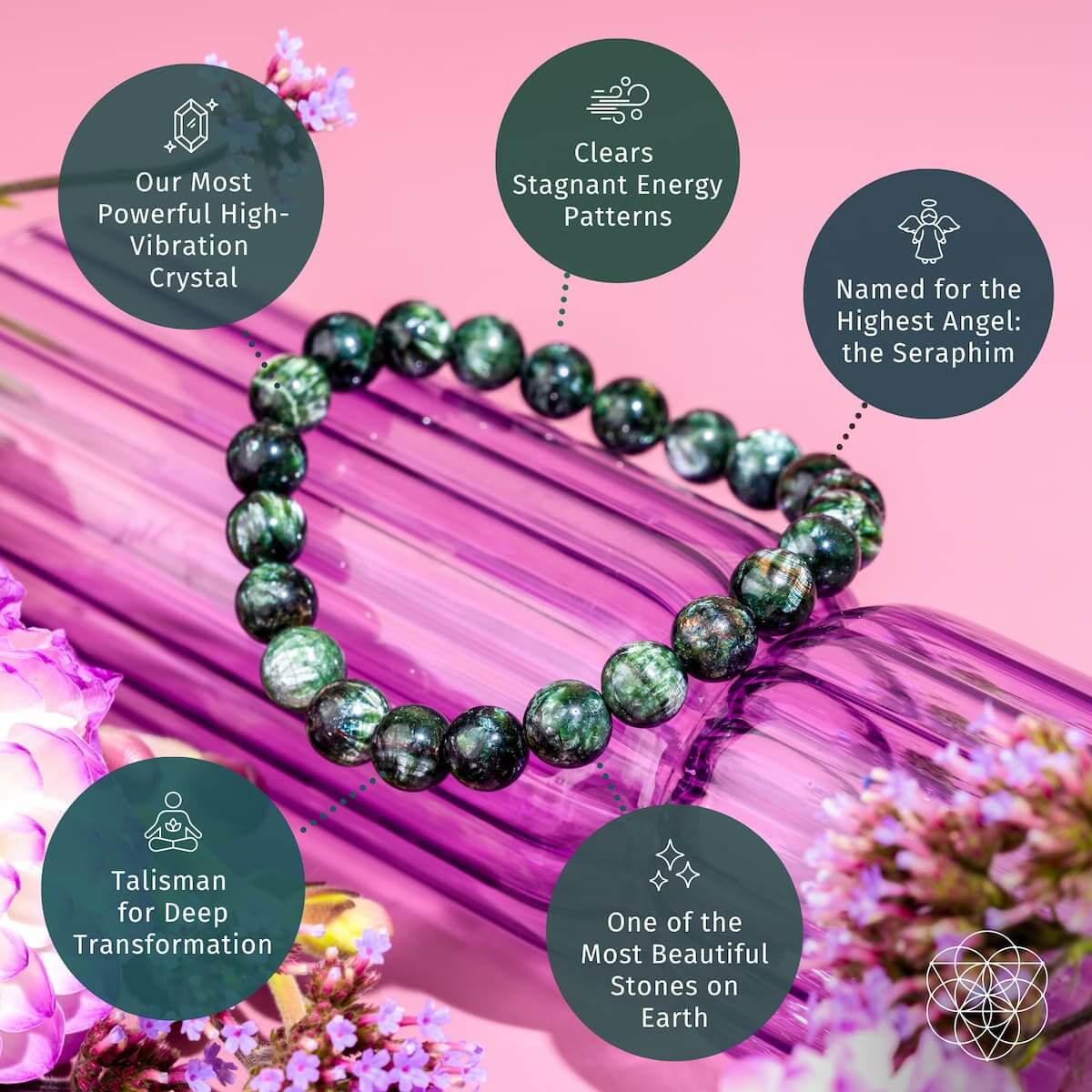 Seraphinite transformation bracelet of Transformation - Hadi Craft