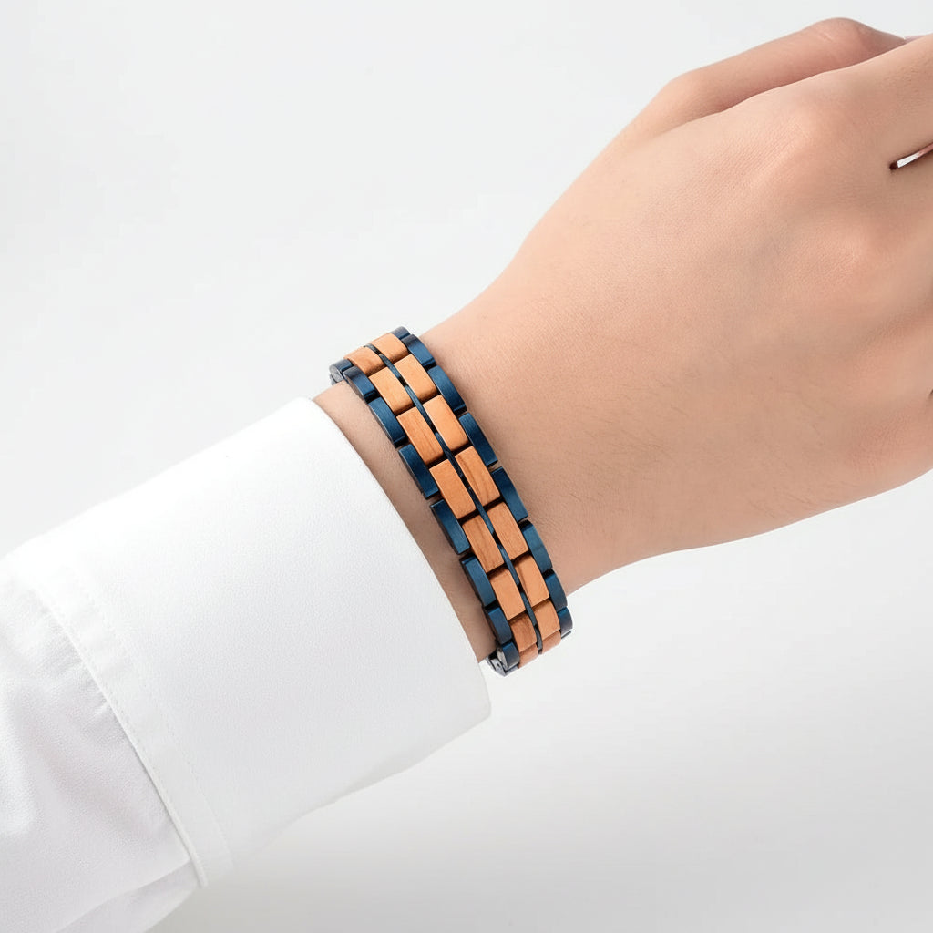 custom engraved wood bracelet Couple wooden Engraved Personalized Gift