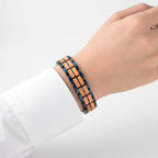 custom engraved wood bracelet Couple wooden Engraved Personalized Gift