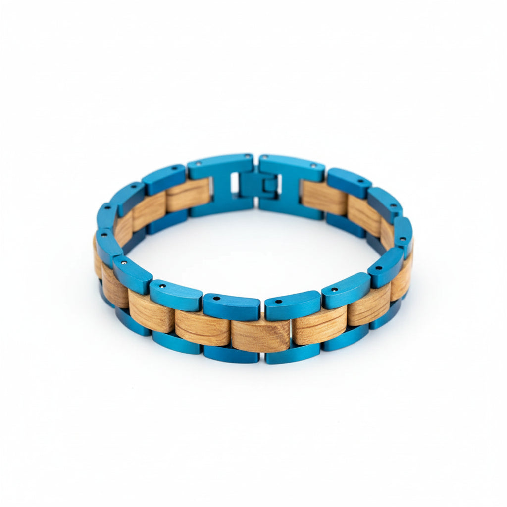 Custom wooden couple bracelet Free Customize Bangle with Gift Box