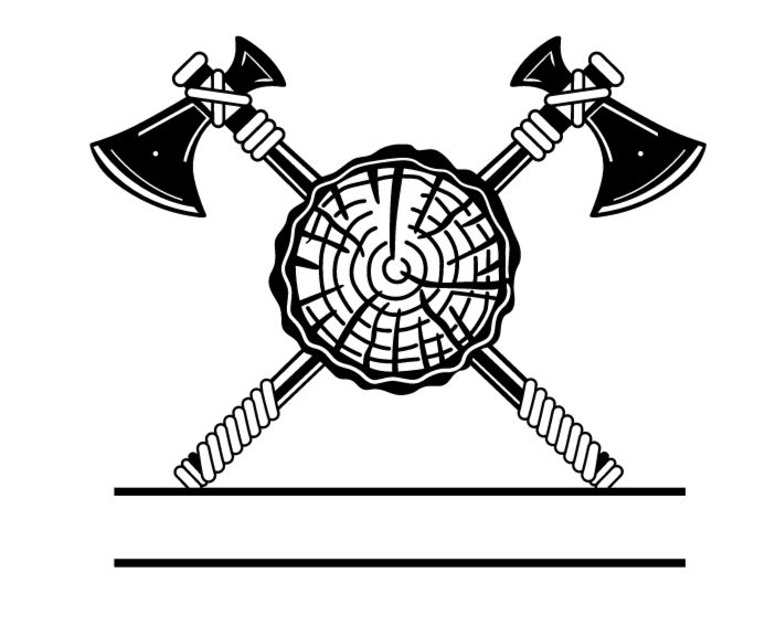 Custom Metal Axe Wall Art - Custom Metal Sign - 14 Color Options