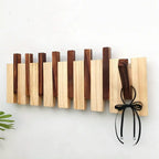 Space Saving Wall Mounted Coat Rack with Flip-Down Hooks - Hadi Craft