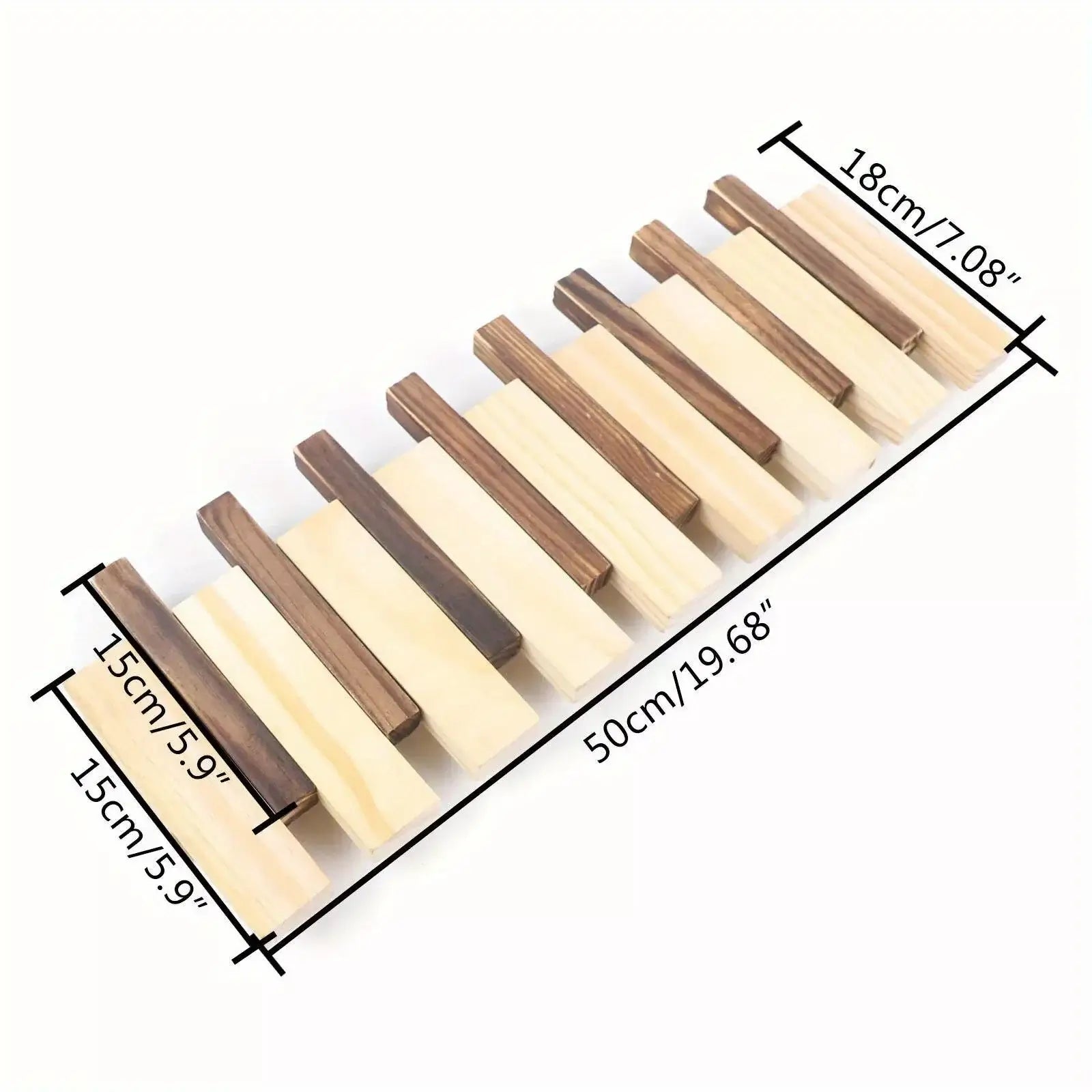 Space Saving Wall Mounted Coat Rack with Flip-Down Hooks - Hadi Craft