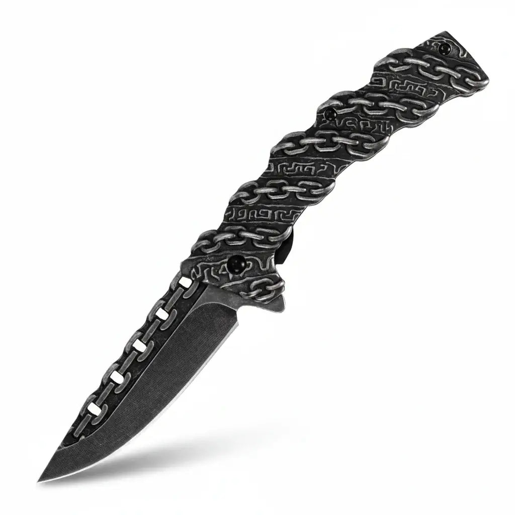 Stainless Steel Folding Knife Portable Utility Knife for Camping - Hadi Craft
