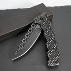 Stainless Steel Folding Knife Portable Utility Knife for Camping - Hadi Craft