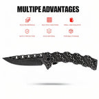 Stainless Steel Folding Knife Portable Utility Knife for Camping - Hadi Craft