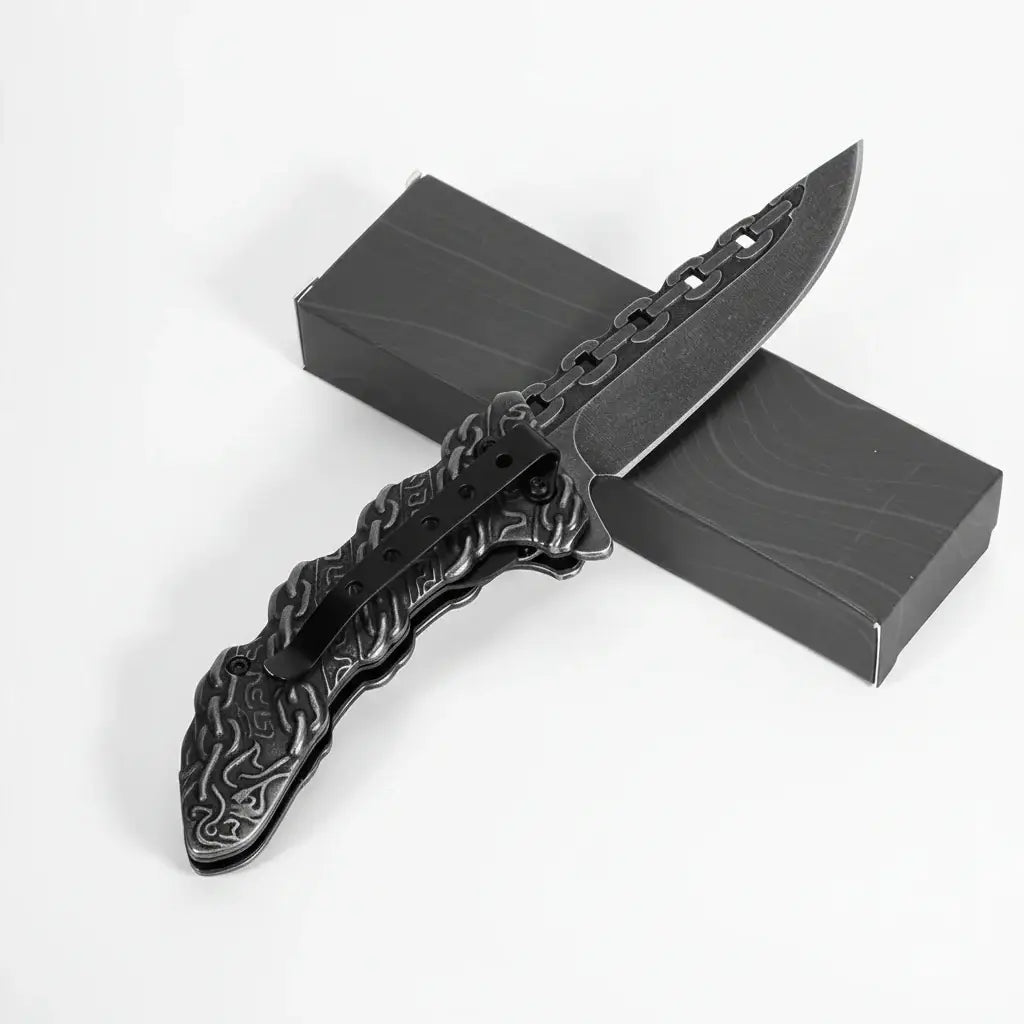 Stainless Steel Folding Knife Portable Utility Knife for Camping - Hadi Craft