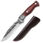 Stainless Steel Kitchen Knife – Portable Retro Meat & Utility Knife - Hadi Craft
