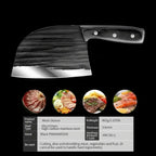 Stainless Steel Meat Cleaver Knife – Easy-Cut Bone & Poultry Knife - Hadi Craft