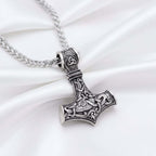 Stainless steel hammer Necklace for men - Hadi Craft