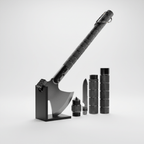 Stainless steel survival axe hammer | Camping, Rock Climbing - Hadi Craft