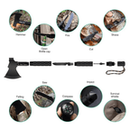 Stainless steel survival axe hammer | Camping, Rock Climbing - Hadi Craft