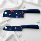 Star Printed Ceramic Kitchen Knife Set Dishwasher Safe Sharp Durable - Hadi Craft