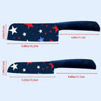 Star Printed Ceramic Kitchen Knife Set Dishwasher Safe Sharp Durable - Hadi Craft