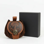 Steampunk Medieval Waist Bag PU Leather Fanny Pack Punk Belt Pouch Cosplay Utility Bag for Men - Hadi Craft