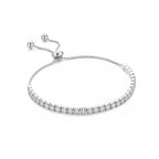 Sterling silver moissanite tennis bracelet Brilliant Cut 925 Sterling - Hadi Craft