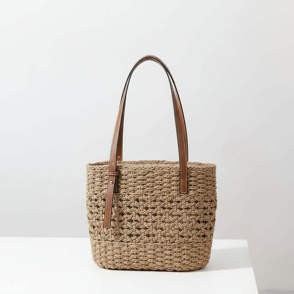 Straw Beach Bag For Women Handmade - Hadi Craft