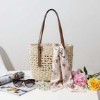 Straw Beach Bag For Women Handmade - Hadi Craft