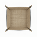 Sublimatable Burlap Snap Up Trays with Silver Snaps - Hadi Craft