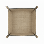Sublimatable Burlap Snap Up Trays with Silver Snaps - Hadi Craft