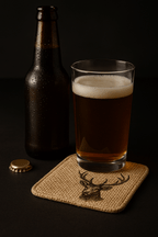 Sublimate Burlap Bottle Opener and Coaster with Customize - Hadi Craft