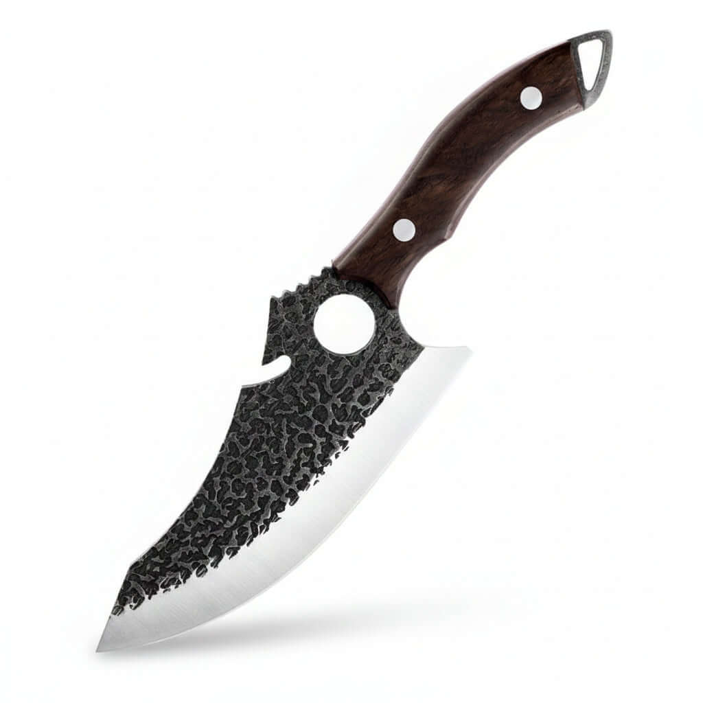 Tactical kitchen knife with steel forging - Hadi Craft