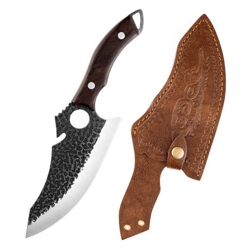 Tactical kitchen knife with steel forging - Hadi Craft
