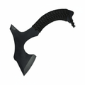 Tactical stainless steel axe reinforced striker tip at the back - Hadi Craft